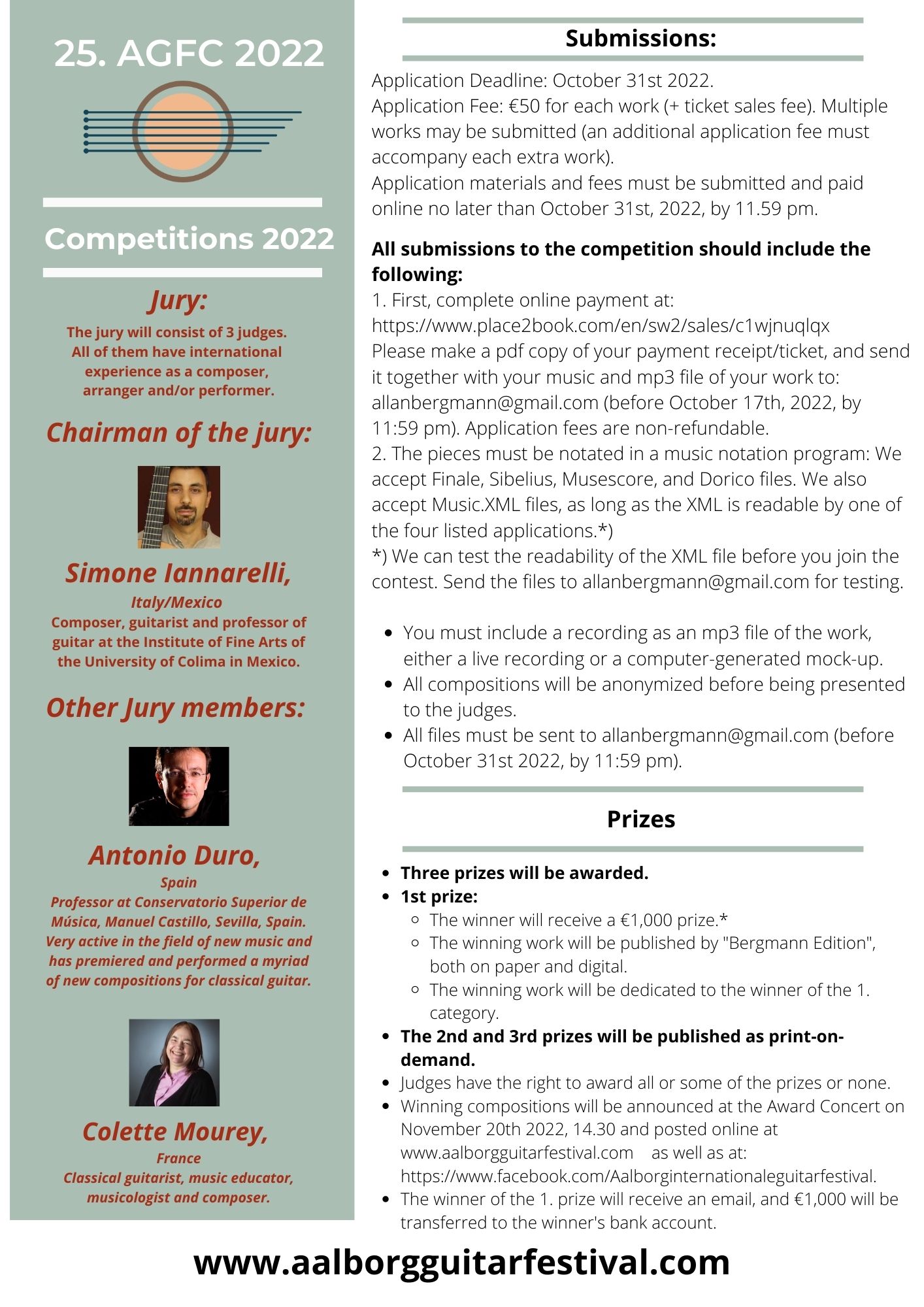 Composer Competition - image 2-9 on https://aalborgguitarfestival.com